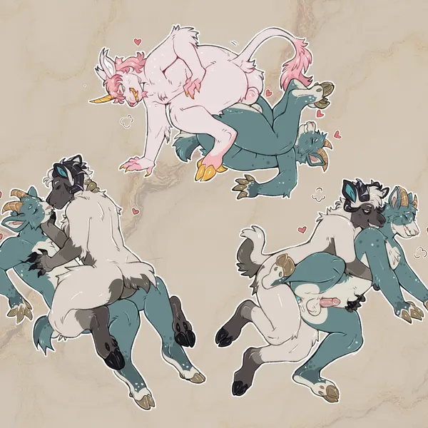 absinthe (thesphur), olive (thesphur), thesphur (thesphur) (mythology) created by kinksiyo