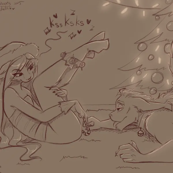 aleksika (aleksikashvets), rowan (raveger) (christmas) created by aleksikashvets