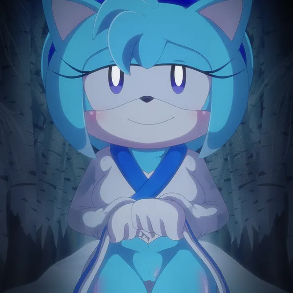 amy rose (asian mythology, east asian mythology) created by ladycherrybomba