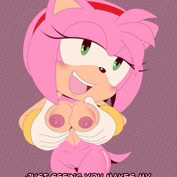 amy rose (sega, sonic the hedgehog (series)) created by ladycherrybomba