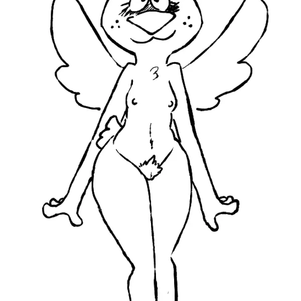 angel gabby (angel hare, the east patch) created by the weaver