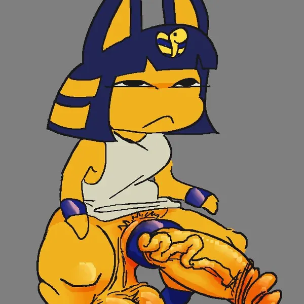 ankha (animal crossing) (animal crossing, nintendo) created by dihcore