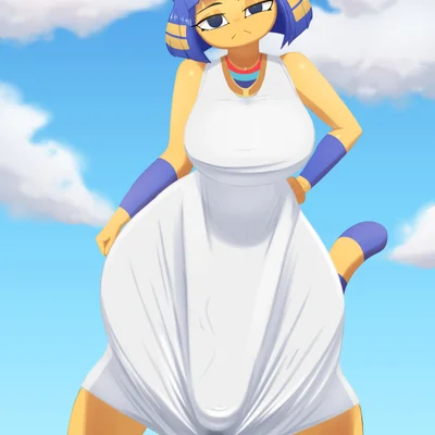 ankha (animal crossing) (animal crossing, nintendo) created by i3i2455 ivi394