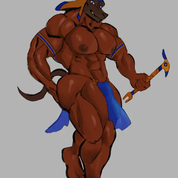 anubis (egyptian mythology, middle eastern mythology) created by tiburalgo