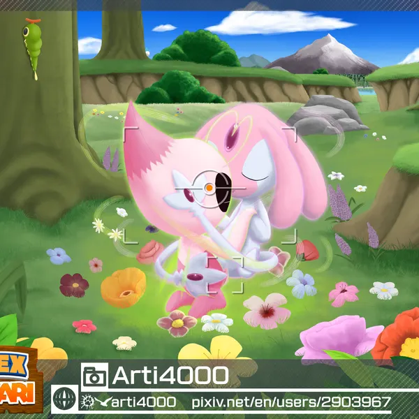 artibii (arti4000) (new pokemon snap, nintendo) created by arti4000