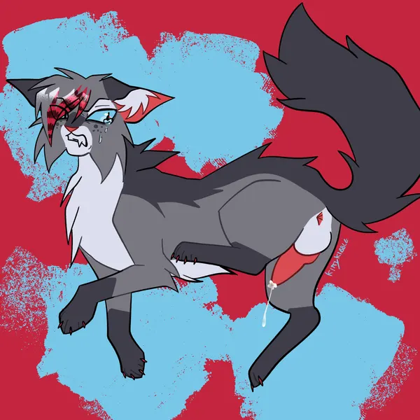 ashfur (thunderclan) (warriors (book series)) created by kitty soda