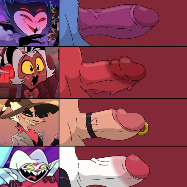 asmodeus (helluva boss), blitzo (helluva boss), fizzarolli (helluva boss) (hellaverse, helluva boss)