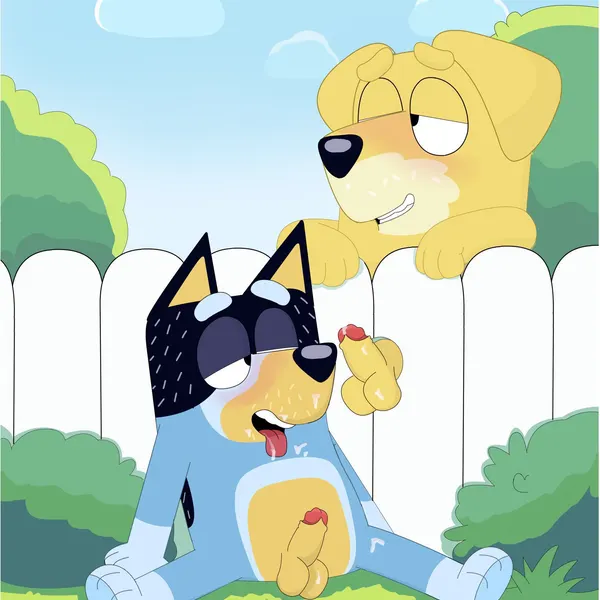 bandit heeler, pat (bluey) (bluey (series)) created by courtzside45