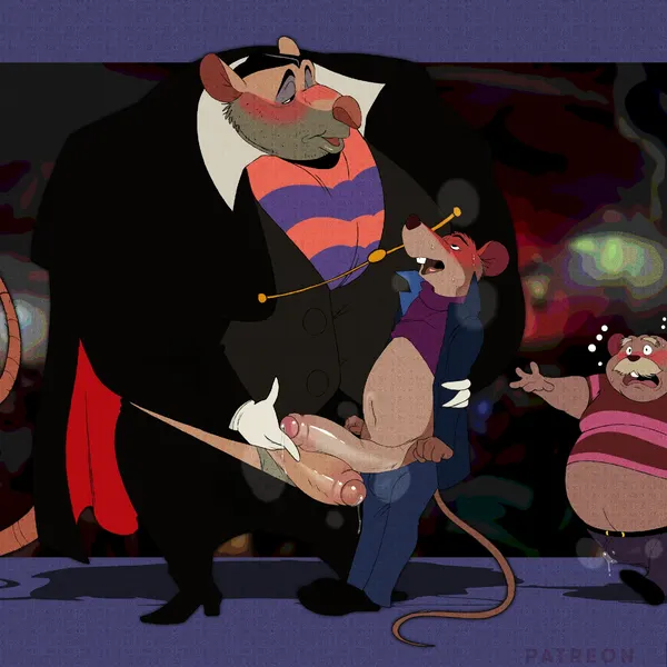 basil (disney), david dawson, professor padraic ratigan (disney, the great mouse detective) created by had0u