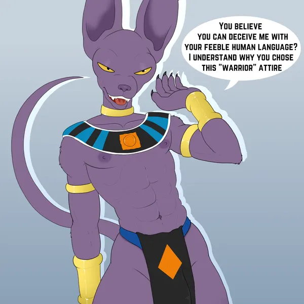 beerus (dragon ball, dragon ball super) created by inprogress