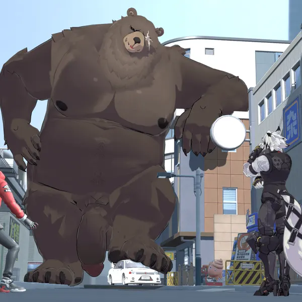 ben bigger, billy kid, von lycaon (mihoyo, zenless zone zero) created by gettingrabbed