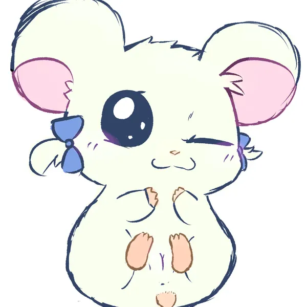 bijou (hamtaro) (hamtaro (series)) created by myrotiggy