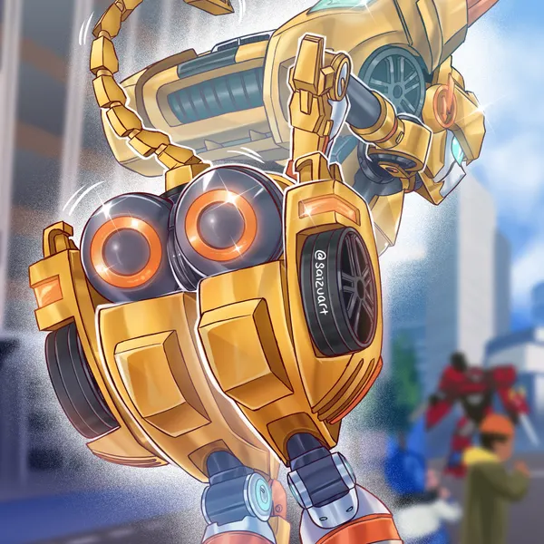 blaion (metal cardbot), tachy (metal cardbot) (metal cardbot) created by saizuart