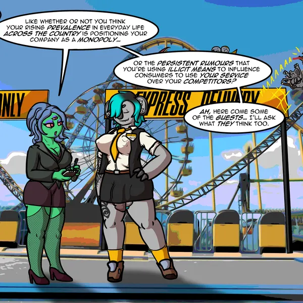 blaire, echoen, hanako futaba (chucklefish, starbound) created by frooby