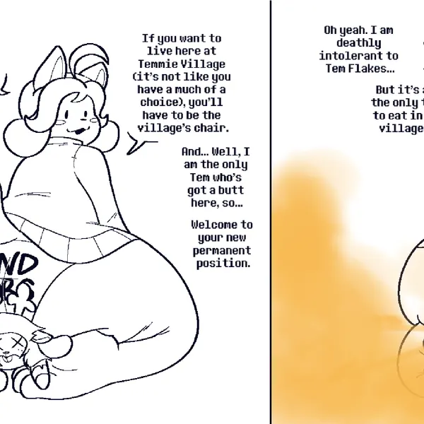 bob (undertale), noelle holiday (deltarune, undertale) created by ti-ling