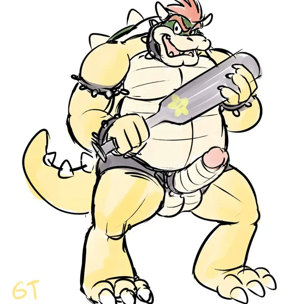 bowser (mario bros, mythology) created by gtskunkrat