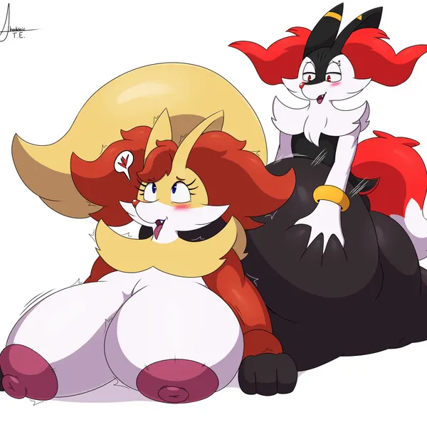 carrie (thixxen), fan character, lazzarus (shadonictheedge) (nintendo, pokemon) created by shadonictheedge