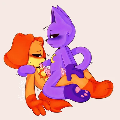 catnap (poppy playtime), dogday (poppy playtime) (mob entertainment, poppy playtime) created by honniepie