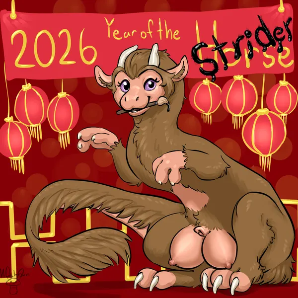 chinese zodiac, year of the horse created by mushbun