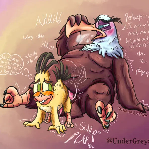 chuck (angry birds), mighty eagle (angry birds, rovio entertainment) created by undergreysnest