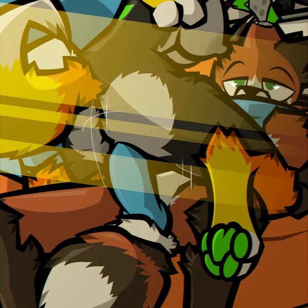 corby (wub), spooky (deaniealaska) created by wub (artist)