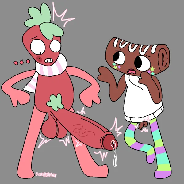 cosmo (dandy's world), sprout (dandy's world) (blushcrunch studio, dandy's world) created by justkittyful