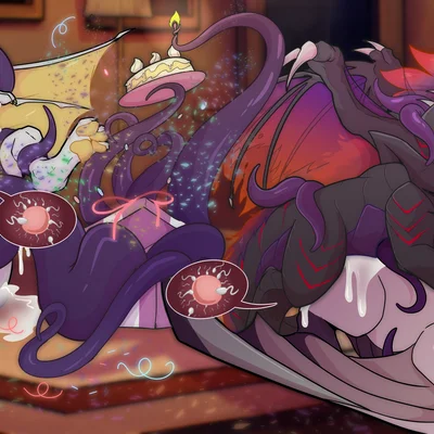 danneth, eliette, frexton (european mythology, mythology) created by minze