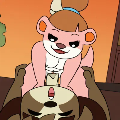 digby (animal crossing), lottie (animal crossing) (animal crossing, nintendo) created by wolfbaloo