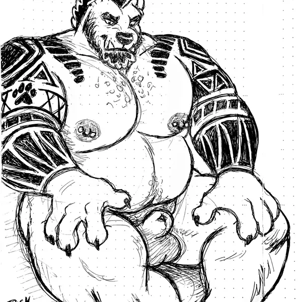 dog daryl (dickarmdaryl) created by dickarmdaryl