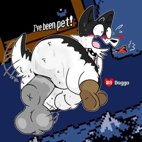 doggo (undertale) (undertale, undertale (series)) created by pelnsfw