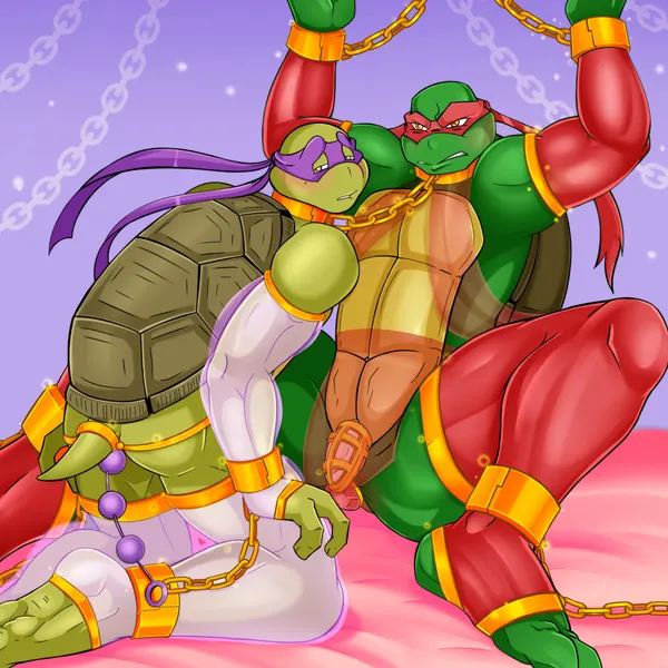 donatello (tmnt), raphael (tmnt) (teenage mutant ninja turtles) created by mishajeans