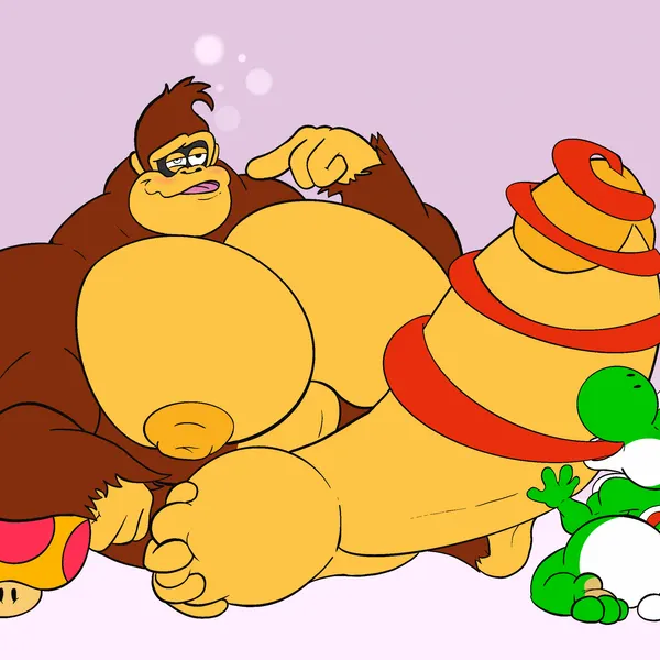 donkey kong (character) (donkey kong (series), mario bros) created by yaboivanillo