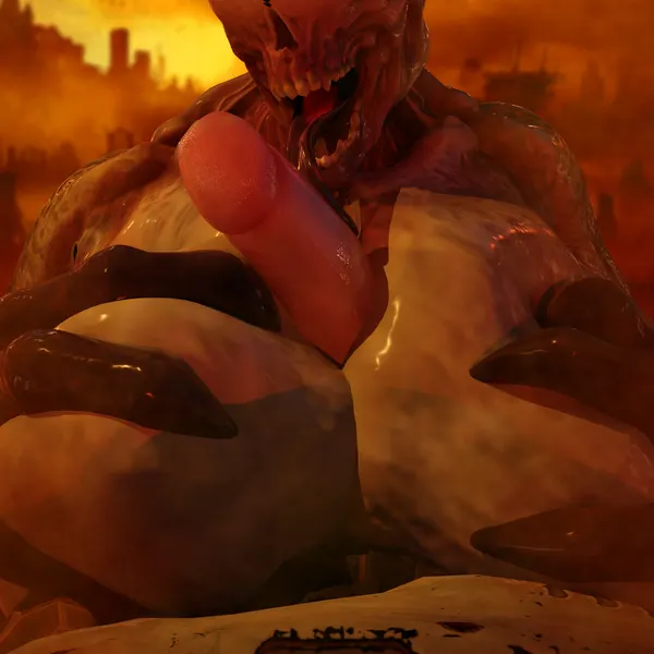 doom slayer (doom (series), id software) created by breedbowl