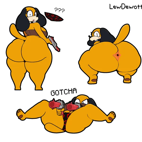 duck hunt dog, huntress (lewdewott) (duck hunt, nintendo) created by lewdewott
