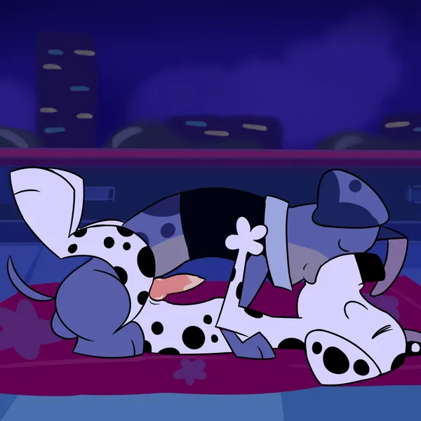 dylan (101 dalmatians), spencer (101 dalmatians) (101 dalmatian street, 101 dalmatians) created by foxretro