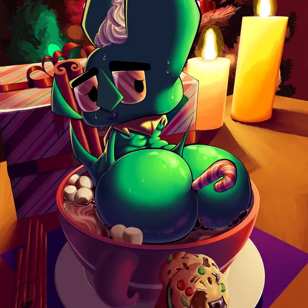 eugene (mao mao) (cartoon network, christmas) created by jotarofur