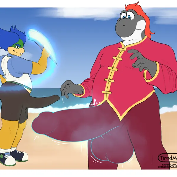 fan character, koopaling, ludwig von koopa (mario bros, nintendo) created by timidwithapen