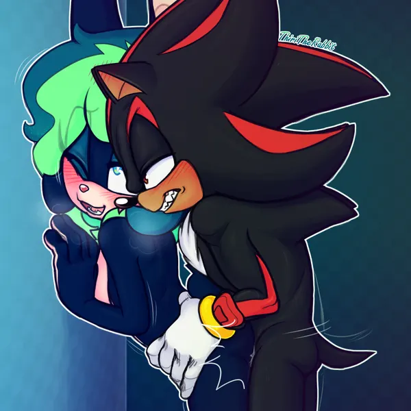 fan character, shadow the hedgehog (sega, sonic the hedgehog (series)) created by thiritherabbit