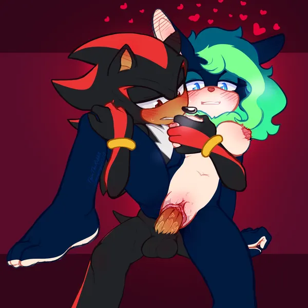 fan character, shadow the hedgehog (sega, sonic the hedgehog (series)) created by thiritherabbit