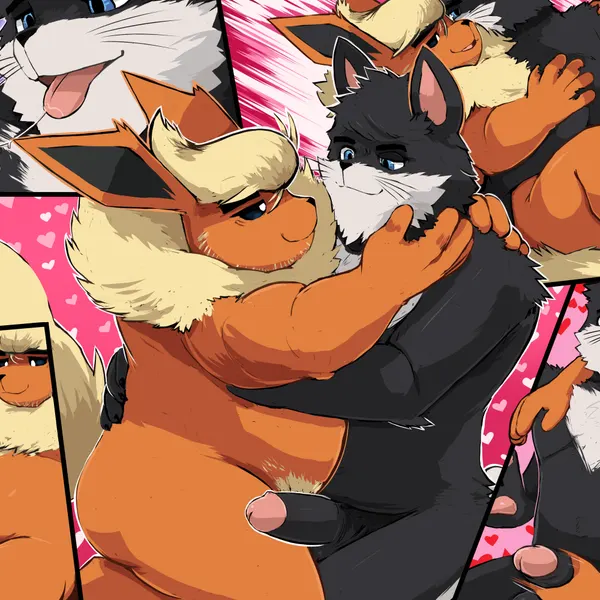 fan character, spunker (flareon) (nintendo, pokemon) created by spunker