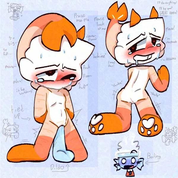 finn (dandy's world), shrimpo (dandy's world) (blushcrunch studio, dandy's world)