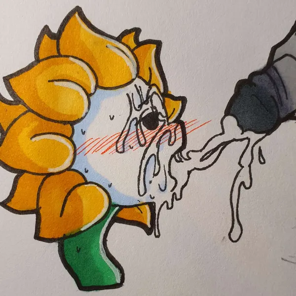 flowey the flower (undertale, undertale (series)) created by justsomeidiotonline