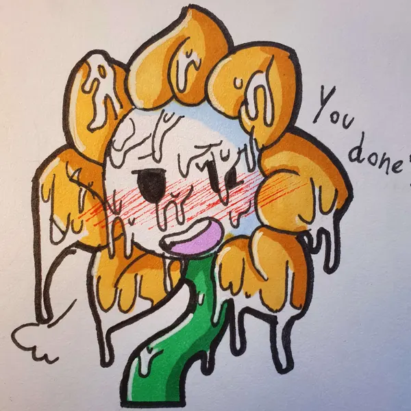 flowey the flower (undertale, undertale (series)) created by justsomeidiotonline
