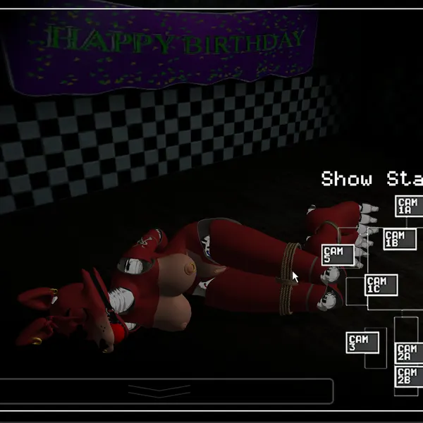 foxy (fnaf) (five nights at freddy's, scottgames) created by ballgaglover1