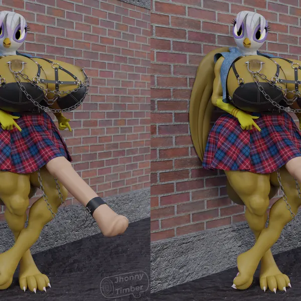gilda (mlp) (friendship is magic, hasbro) created by jhonnytimber