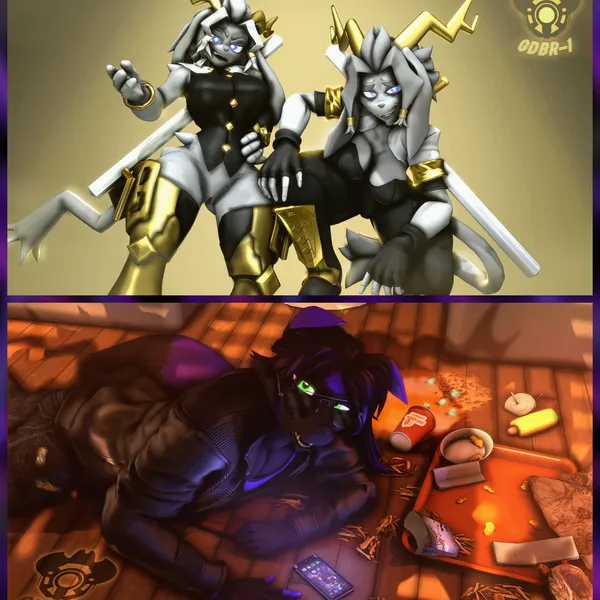 gydablark, sybil (pseudoregalia) (apu spills his nuggies, pseudoregalia) created by gdbr-1