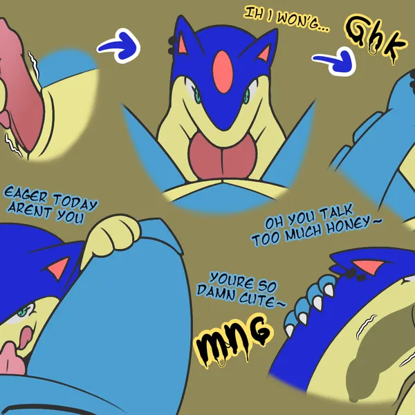 hagure (ferzdracroc), lorel (ferzdracroc) (nintendo, pokemon) created by ferzdracroc