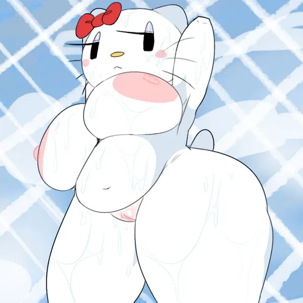hello kitty (character) (hello kitty (series), sanrio) created by savagensfw