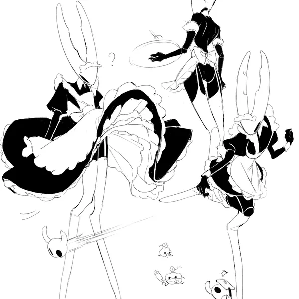 hollow knight (character), pure vessel (hollow knight), the knight (hollow knight) (hollow knight (franchise), team cherry) created by milktea25424633