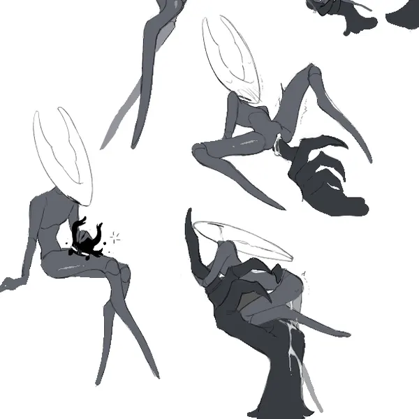 hollow knight (character), pure vessel (hollow knight), the knight (hollow knight) (hollow knight (franchise), team cherry) created by milktea25424633